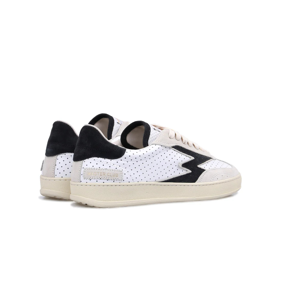 SNEAKER CLUB BIANCA LOGO NERO